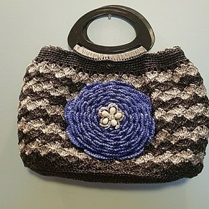 One of a kind crochet purse